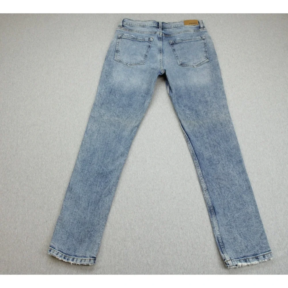 RSQ Jeans Mens 30 x 32‎ Blue Cotton Blend Stretch Slim Fit Tapered Leg